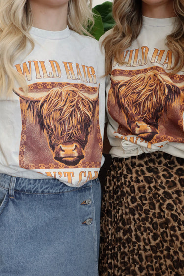 Wild Hair Don't Care Tee